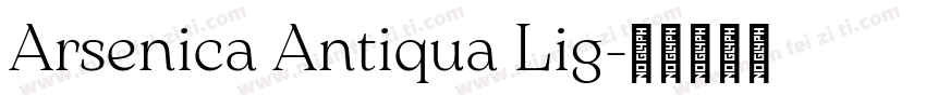 Arsenica Antiqua Lig字体转换